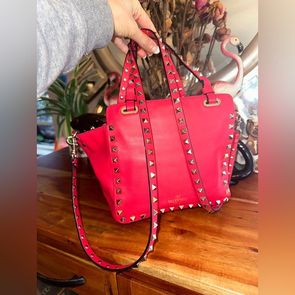 Valentino red Rockstad mini bag - Picture 3 of 5